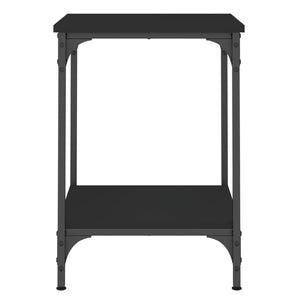 Schwarzer Couchtisch 40x40x55 cm