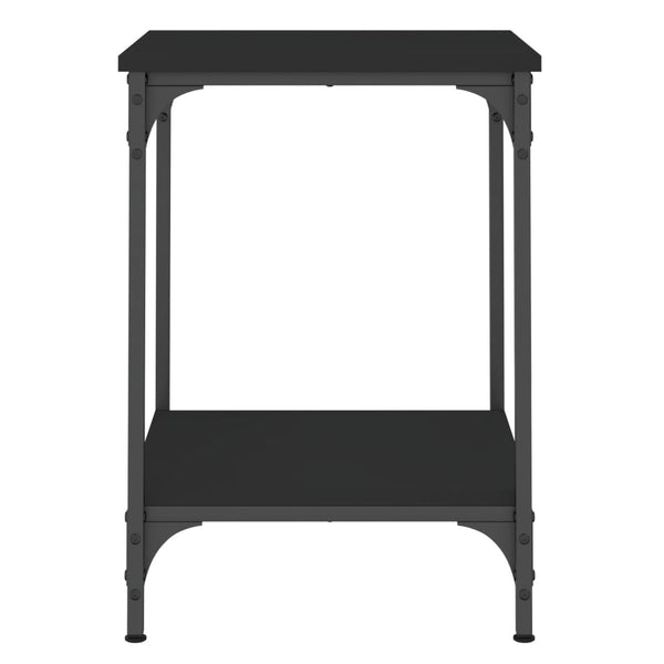 Schwarzer Couchtisch 40x40x55 cm