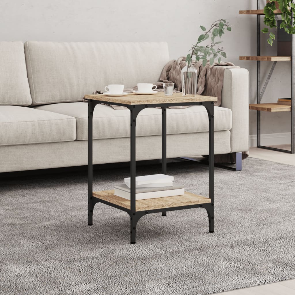Sonoma Eiche Couchtisch 40x40 cm