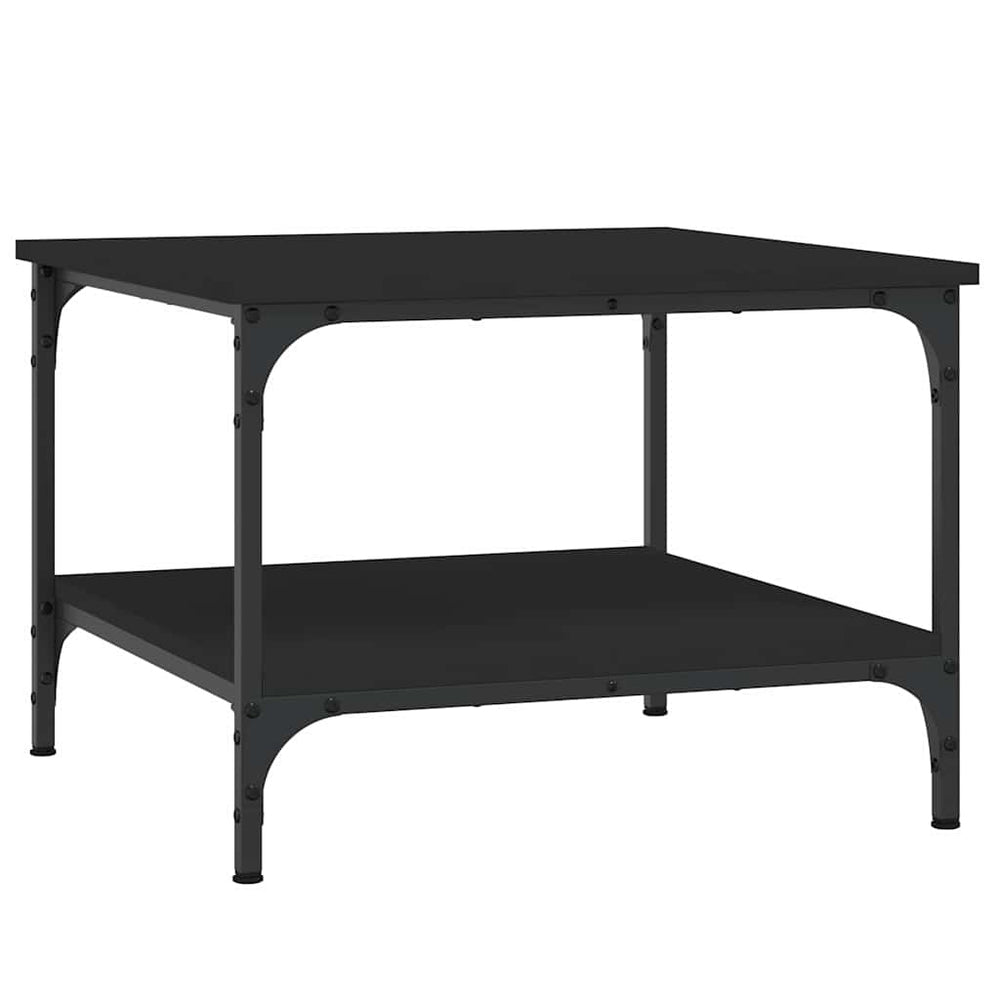 Schwarzer Couchtisch 55x55 cm