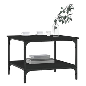 Schwarzer Couchtisch 55x55 cm