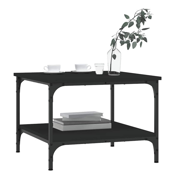 Schwarzer Couchtisch 55x55 cm