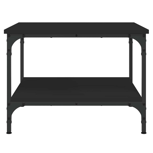 Schwarzer Couchtisch 55x55 cm