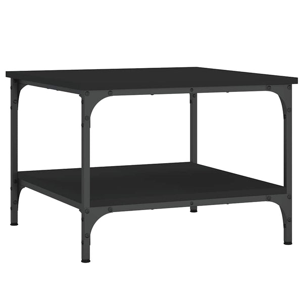 Schwarzer Couchtisch 55x55 cm