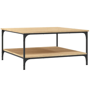 vidaXL Table basse chêne Sonoma 80x80x40 cm aggloméré