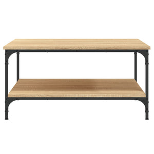 vidaXL Table basse chêne Sonoma 80x80x40 cm aggloméré