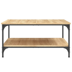 vidaXL Table basse chêne Sonoma 80x80x40 cm aggloméré