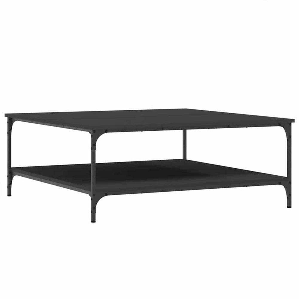 Schwarzer Couchtisch 100x100 cm