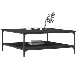 Schwarzer Couchtisch 100x100 cm