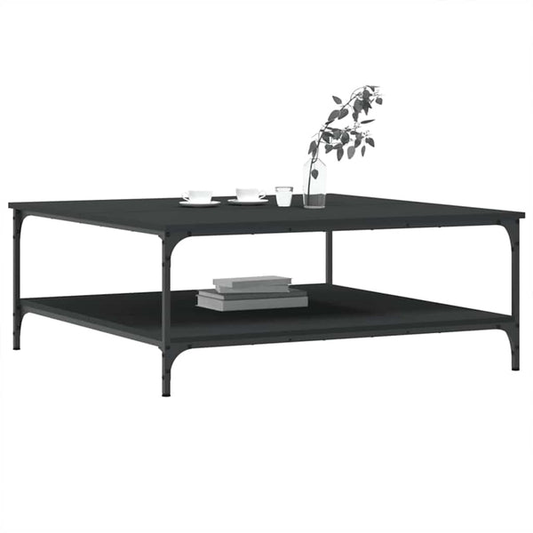 Schwarzer Couchtisch 100x100 cm