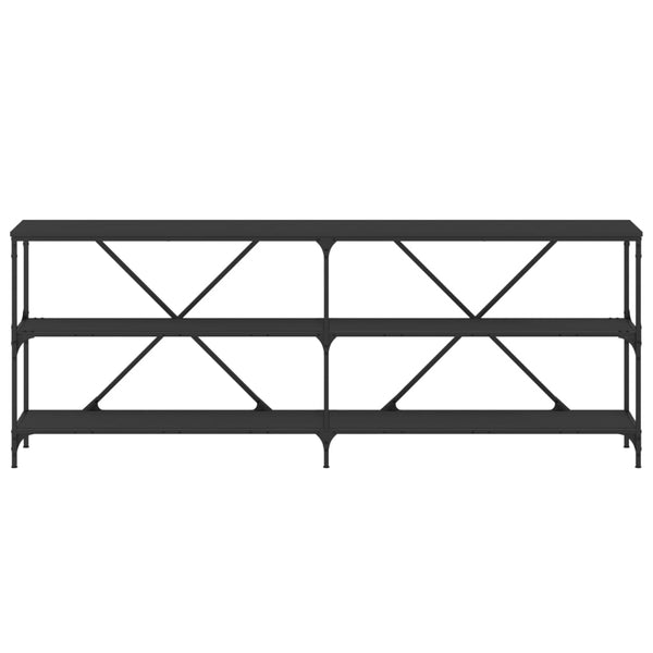 Schwarzer Konsolentisch 200 cm