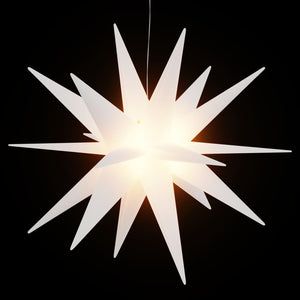 LED Weihnachtssterne 3er Set, faltbar, 57cm