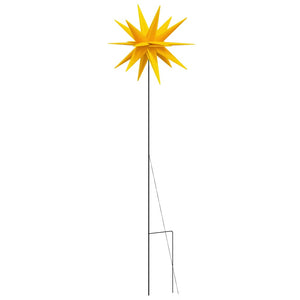 LED Weihnachtssterne mit Erdspießen, 3er Set