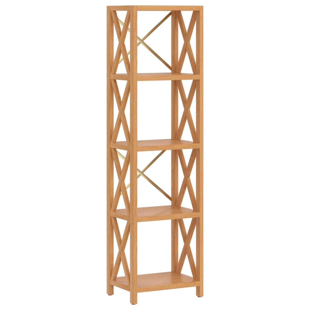 Massivholz Bücherregal Eiche 40x146cm