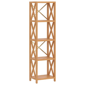 Massivholz Bücherregal Eiche 40x146cm