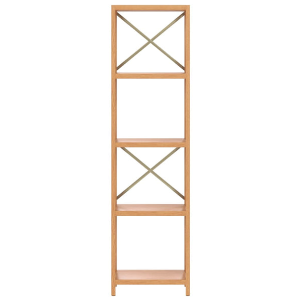 Massivholz Bücherregal Eiche 40x146cm