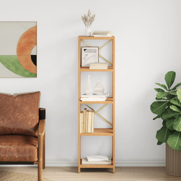 Massivholz Bücherregal Eiche 40x146cm