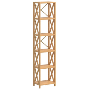 Massivholz Bücherregal Eiche 181cm