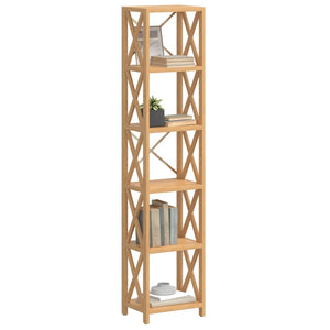 Massivholz Bücherregal Eiche 181cm