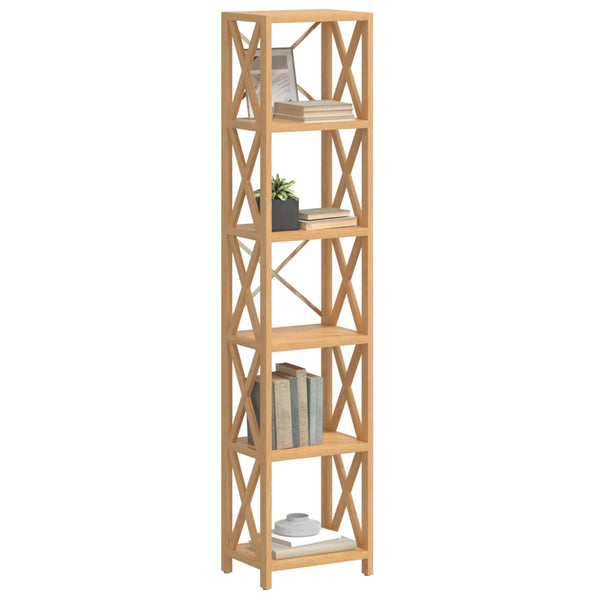 Massivholz Bücherregal Eiche 181cm