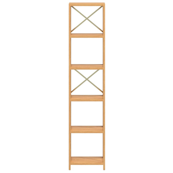 Massivholz Bücherregal Eiche 181cm