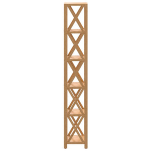 Massivholz Bücherregal Eiche 181cm