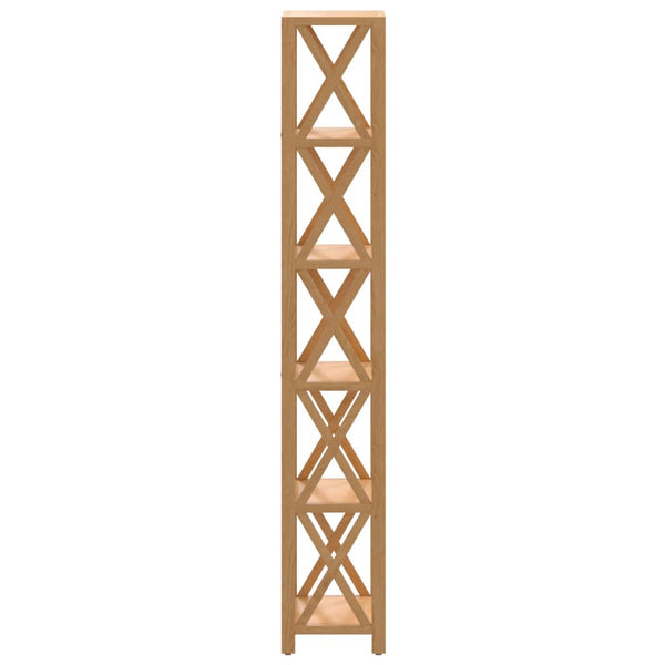 Massivholz Bücherregal Eiche 181cm
