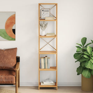 Massivholz Bücherregal Eiche 181cm