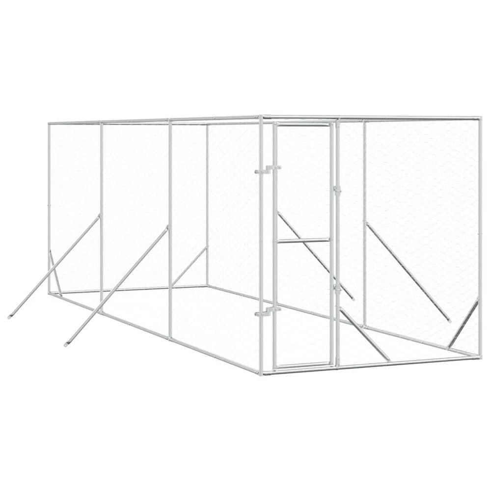 Outdoor-Hundezwinger 2x6x2 m Verzinkt