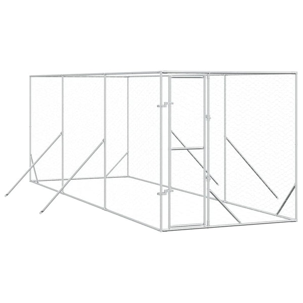 Outdoor-Hundezwinger 2x6x2 m Verzinkt
