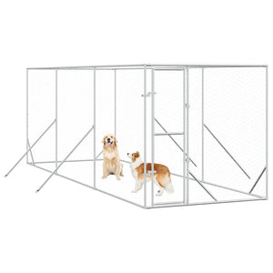 Outdoor-Hundezwinger 2x6x2 m Verzinkt