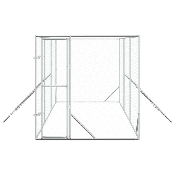 Outdoor-Hundezwinger 2x6x2 m Verzinkt