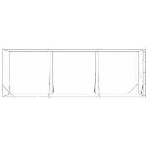 Outdoor-Hundezwinger 2x6x2 m Verzinkt