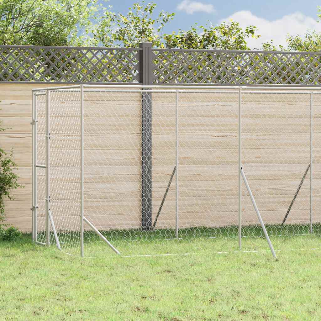 Outdoor-Hundezwinger 2x6x2 m Verzinkt