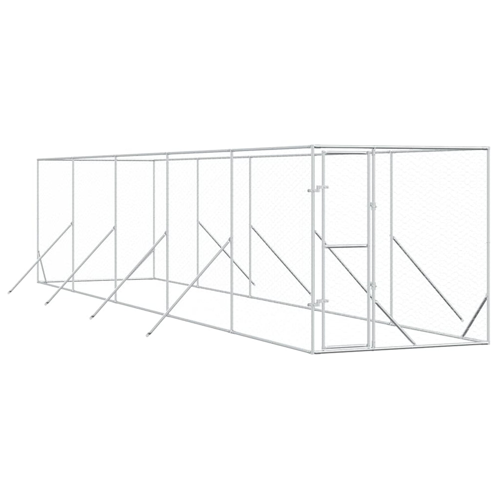 Verzinkter Outdoor Hundezwinger 2x10x2 m