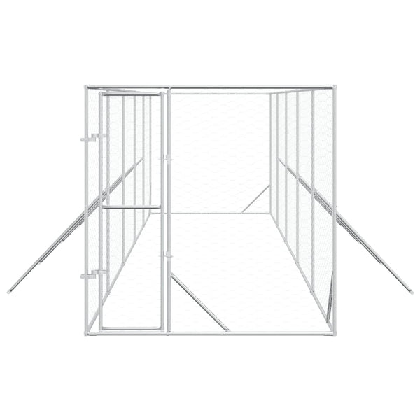 Verzinkter Outdoor Hundezwinger 2x10x2 m