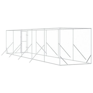 Verzinkter Outdoor Hundezwinger 2x10x2 m