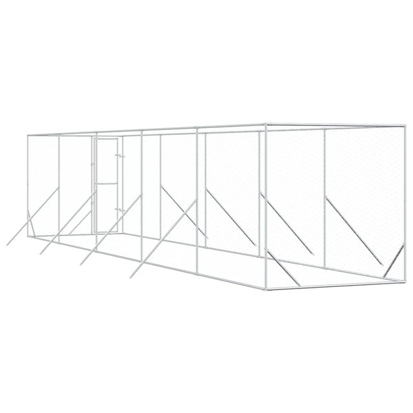Verzinkter Outdoor Hundezwinger 2x10x2 m