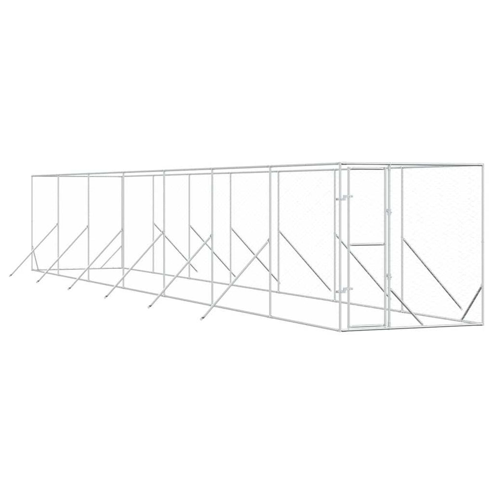 Verzinkter Outdoor-Hundezwinger 2x14x2 m