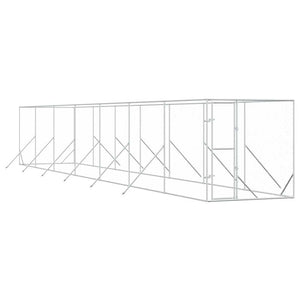 Verzinkter Outdoor-Hundezwinger 2x14x2 m