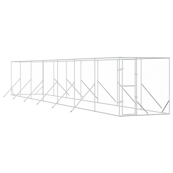 Verzinkter Outdoor-Hundezwinger 2x14x2 m