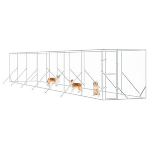 Verzinkter Outdoor-Hundezwinger 2x14x2 m