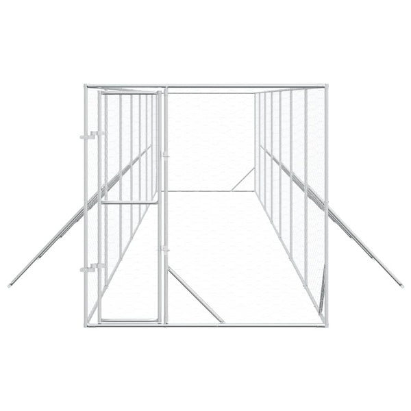 Verzinkter Outdoor-Hundezwinger 2x14x2 m