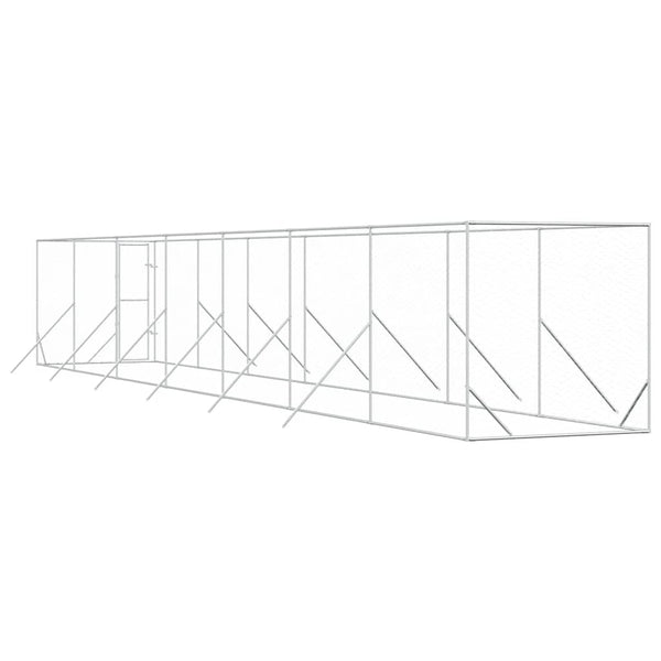 Verzinkter Outdoor-Hundezwinger 2x14x2 m