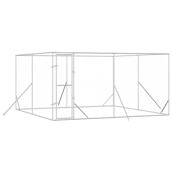 Outdoor Hundezwinger Verzinkt 4x4x2 m