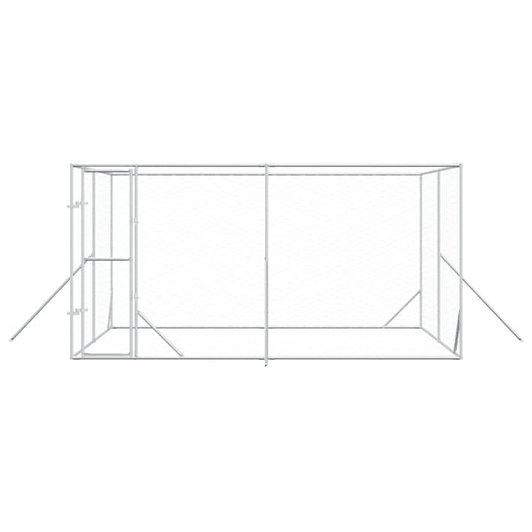 Outdoor Hundezwinger Verzinkt 4x4x2 m