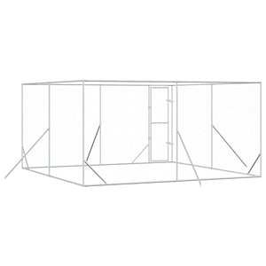 Outdoor Hundezwinger Verzinkt 4x4x2 m