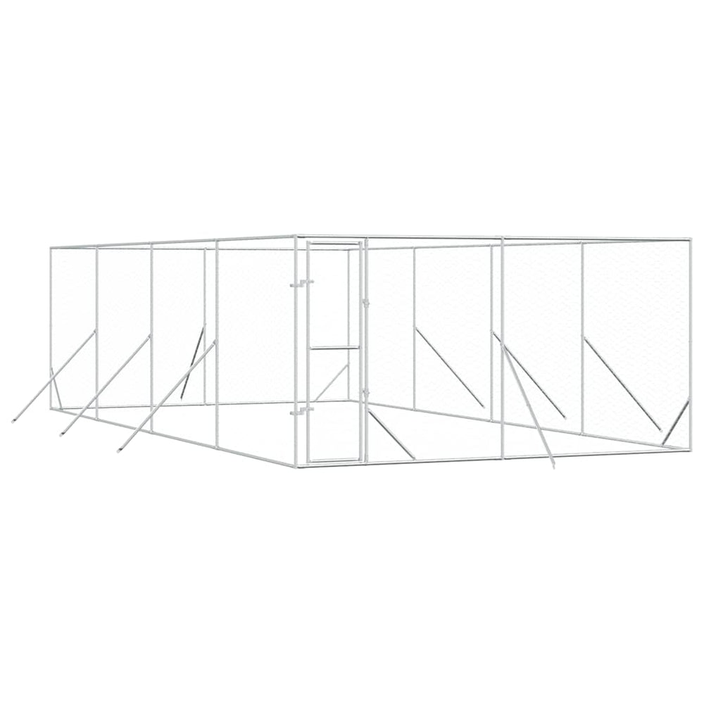 Verzinkter Outdoor-Hundezwinger 4x8x2 m