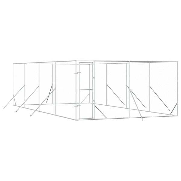 Verzinkter Outdoor-Hundezwinger 4x8x2 m