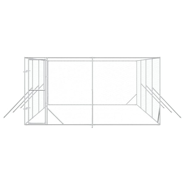 Verzinkter Outdoor-Hundezwinger 4x8x2 m